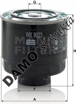Palivový filter MANN FILTER WK 9023 z