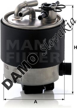 Palivový filter MANN FILTER WK 9026