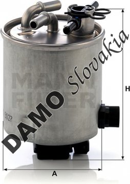 Palivový filter MANN FILTER WK 9027