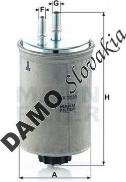 Palivový filter MANN FILTER WK 9036