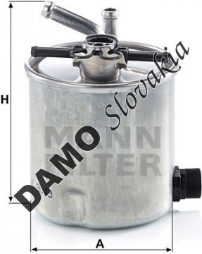 Palivový filter MANN FILTER WK 9043