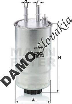 Palivový filter MANN FILTER WK 9053 z