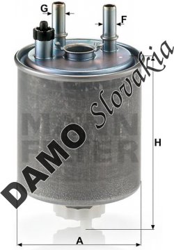 Palivový filter MANN FILTER WK 918/1