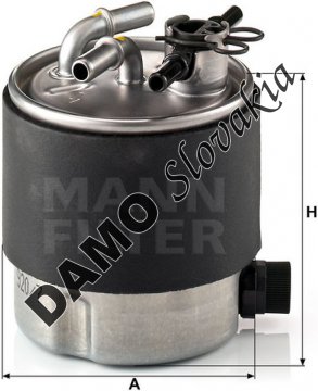 Palivový filter MANN FILTER WK 920/7