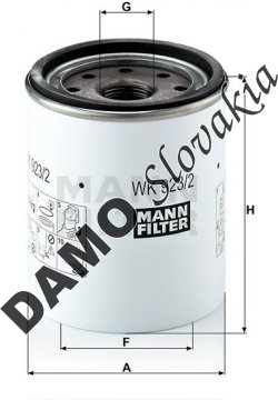 Palivový filter MANN FILTER WK 923/2 x