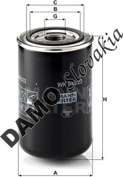 Palivový filter MANN FILTER WK 940/23