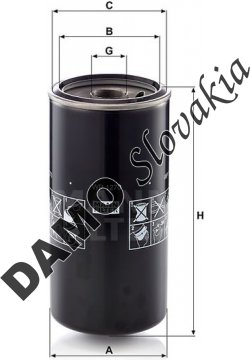 Olejový filter MANN FILTER WP 1270