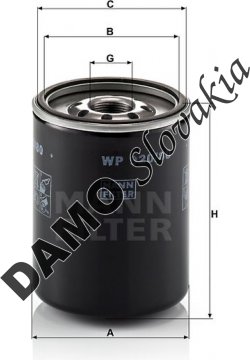 Olejový filter MANN FILTER WP 920/80