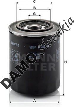 Olejový filter MANN FILTER WP 928/81