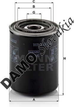 Olejový filter MANN FILTER WP 928/82