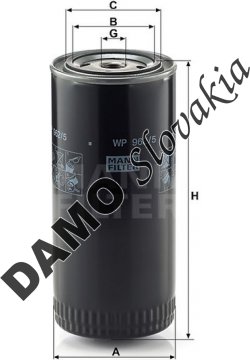 Olejový filter MANN FILTER WP 962/5