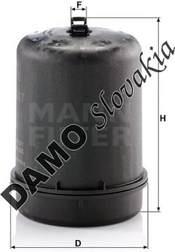 Olejový filter MANN FILTER ZR 9007