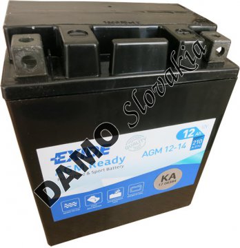 EXIDE BIKE 12V 12Ah 210A, AGM12-14