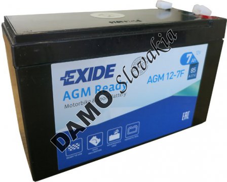 EXIDE BIKE 12V 7Ah 85A, AGM12-7F