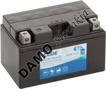 EXIDE BIKE 12V 8.6Ah 145A, AGM12-8
