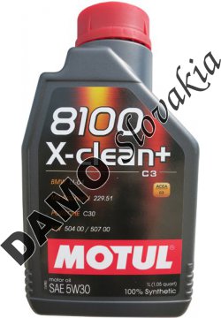MOTUL 8100 X-CLEAN+ C3 5W-30 - 1l