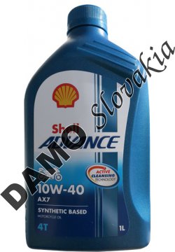 SHELL ADVANCE AX7 4T 10W-40 - 1l