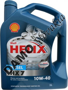 SHELL HELIX HX7 DIESEL 10W-40 - 5l