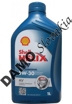 SHELL HELIX HX7 PROFESSIONAL AV 5W-30 - 1l