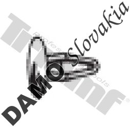 Zatláčacia klipsa 5,0 x 12,0 mm