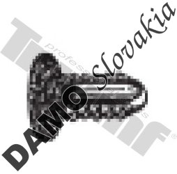 Zatláčacia klipsa 6,0 x 17,0 mm