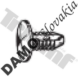Zatláčacia klipsa 7,5 x 17,0 mm