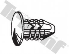 Zatláčacia klipsa 8,0 x 19,0 mm