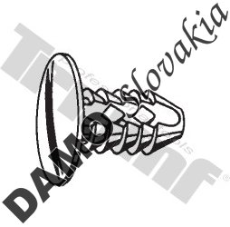 Zatláčacia klipsa 9,0 x 27,5 mm
