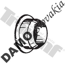 Zatláčacia klipsa 10,5 x 8,0 mm