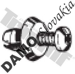 Klipsa so závrtnou skrutkou 6,5 x 8,5 mm