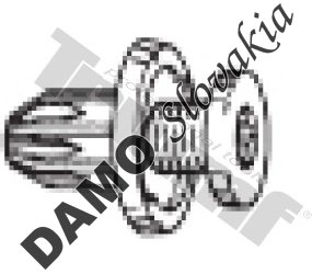 Klipsa so závrtnou skrutkou 10,0 x 14,5 mm