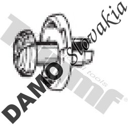 Klipsa s roztláčacím driekom 8,5 x 8,5 mm