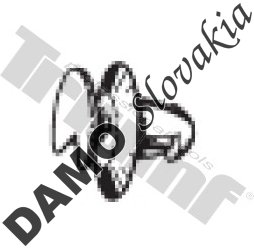 Klipsa na dverné čalúnenie