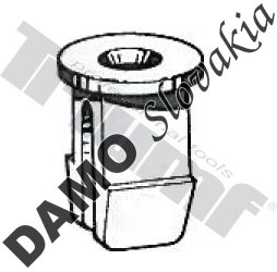 Plastová kotviaca matica