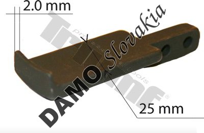 Náhradné ukončenie ramena, hrúbka 2 mm, 1 ks