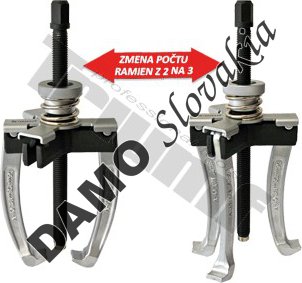 Variabilný sťahovák, 2 - 3 ramená 76 - 178 mm x L - 140 mm