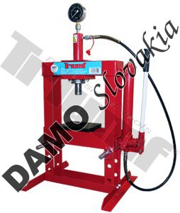 Dielenský lis 10 t, malé stolové prevedenie, hydraulický