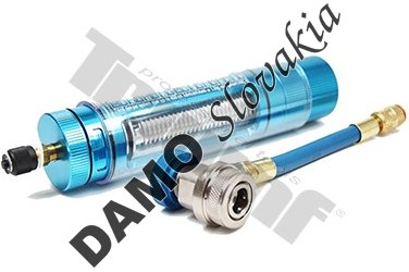 Napĺňacia pištoľ hliníková, vhodná na olej a testovaciu kvapalinu klimatizačných kruhov