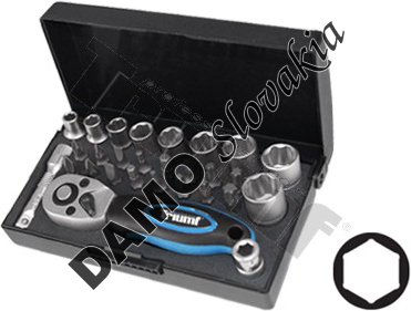 Gola sada mini, 1/4" vstup, 5 - 13 mm, 28 - dielna