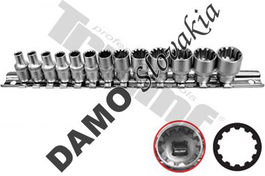 Univerzálne hlavice 1/4" vstup. 13 - dielna