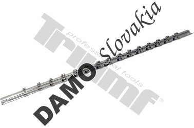 Koľajnica pre 1/4" hlavice 15 klipov