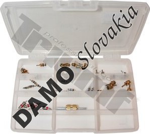 Sada ventilov pre napĺňanie klimatizácií vo vozidlách