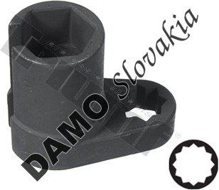 Kľúč na lambda sondu 22 mm, 1/2" 6 - hran vstup