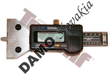 Digitálny hĺbkomer dezénu pneumatík, nerezový