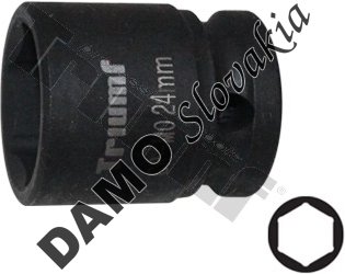 Úderová hlavica 24 mm, vstup 1/2" zo sady 4337