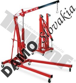 Dielenský žeriav (žirafa), skladací, rýchly piest nosnosť max. 1 ton