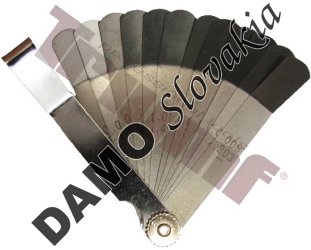 Špárové mierky zahnuté