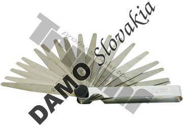 Precízne špárové mierky, 13 plátkov