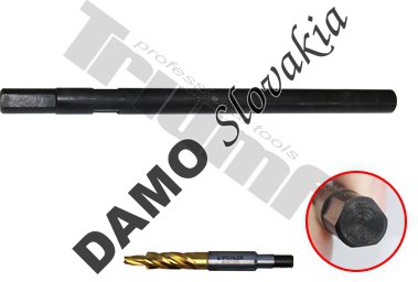 Držiak pre frézu M10 so závitom na konci, pre hlboke frézovanie