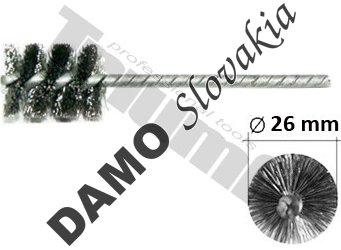 Nerezová kefka PICHLER na čistenie otvoru pre vstrekovač  Ø 26 mm, drôt  Ø 0,3 mm
